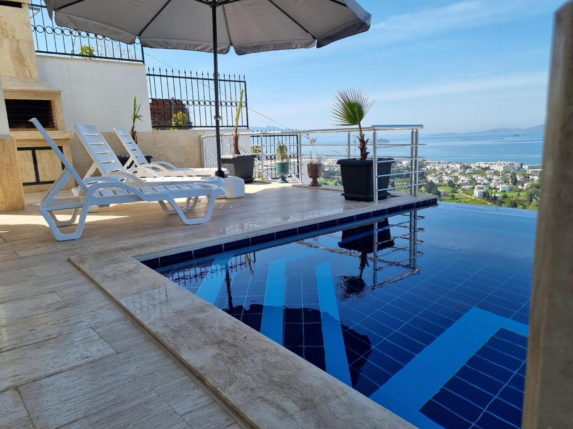 Bodrum Eason Villa & House 350M2 Full Sea View With Private Infinity Pool Zewnętrze zdjęcie