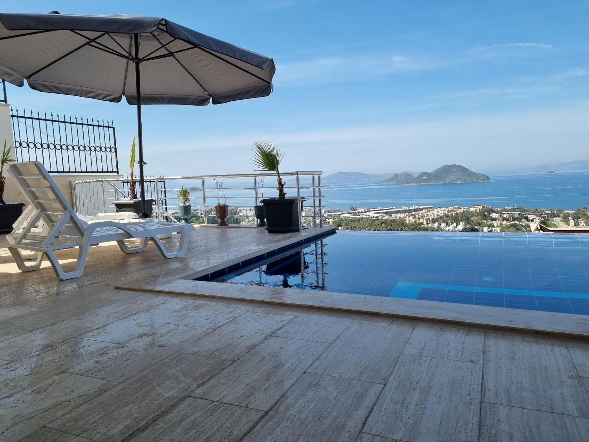 Bodrum Eason Villa & House 350M2 Full Sea View With Private Infinity Pool Zewnętrze zdjęcie
