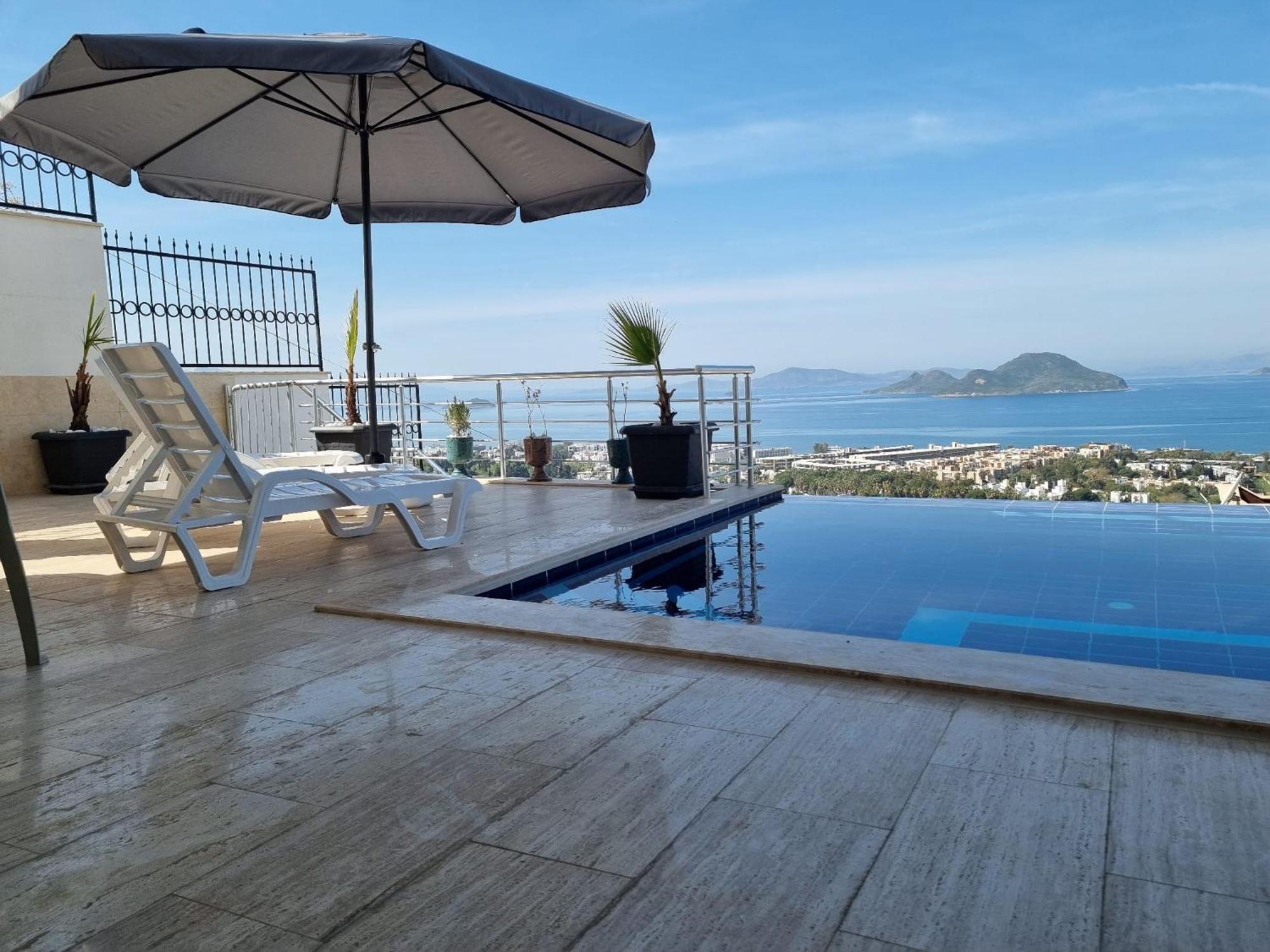 Bodrum Eason Villa & House 350M2 Full Sea View With Private Infinity Pool Zewnętrze zdjęcie
