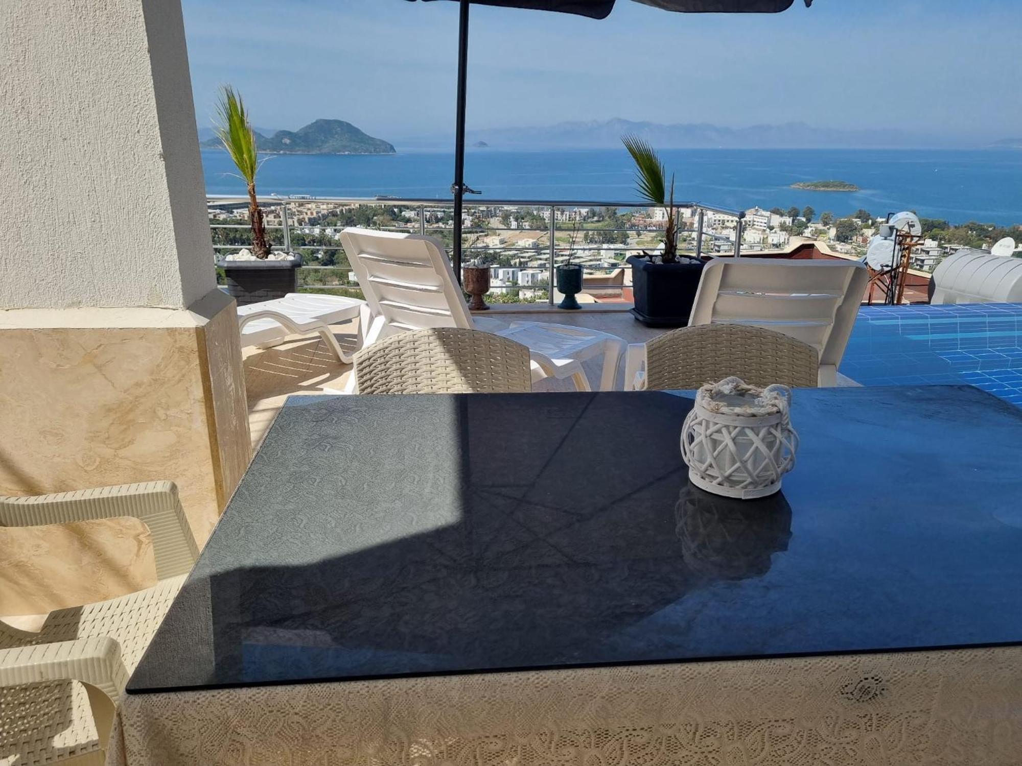 Bodrum Eason Villa & House 350M2 Full Sea View With Private Infinity Pool Zewnętrze zdjęcie